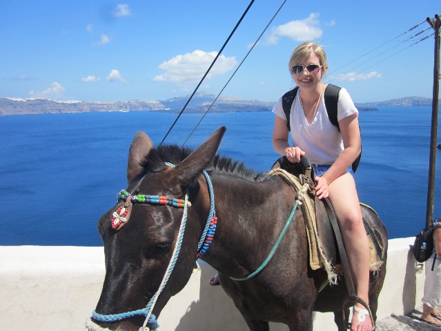 Donkeys on Santorini!