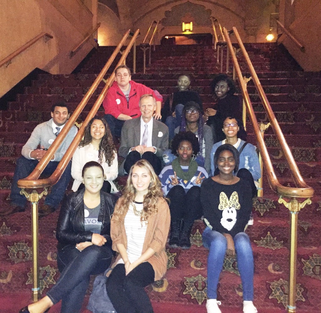 Dr. Jay Lutz's First Year Seminar (FYS) class at the fabulous Fox Theatre!