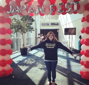 Jordan at JapanFest, a celebration of the country's culture and language, held annually in metro Atlanta.