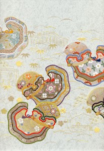 The International Gagaku (Traditional Japanese Dance), Detail, Courtesy of the Japanese Embroidery Center
