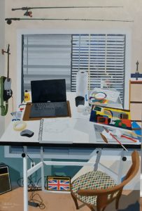 The Painter's Studio, acrylic on canvas, by Jackson Owen