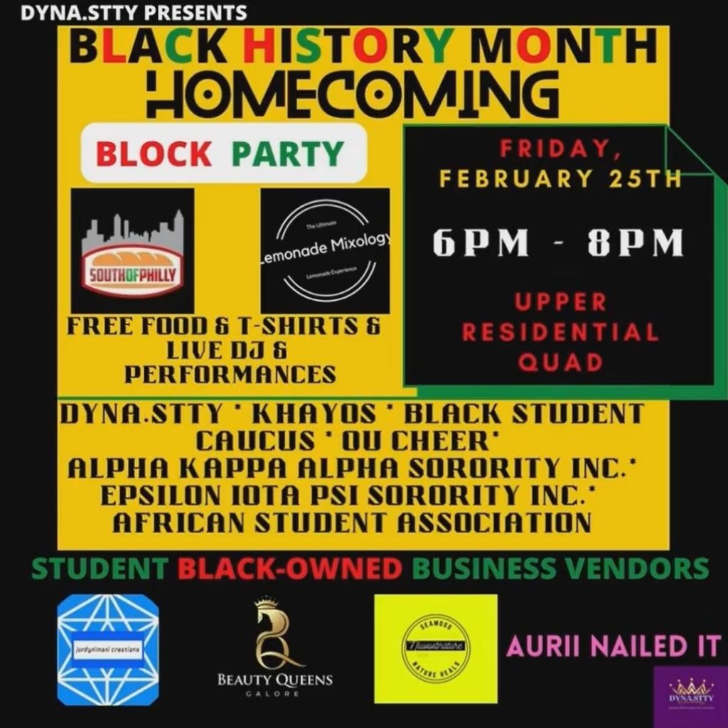 Black History Month Homecoming 