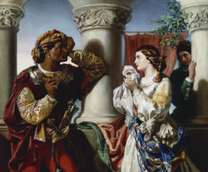 "Othello and Desdemona" by Daniel Maclisse