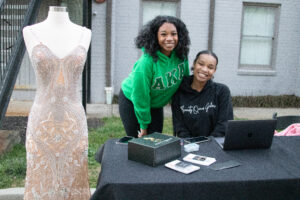 Student vendors at the 2022 Black History Month Block Party